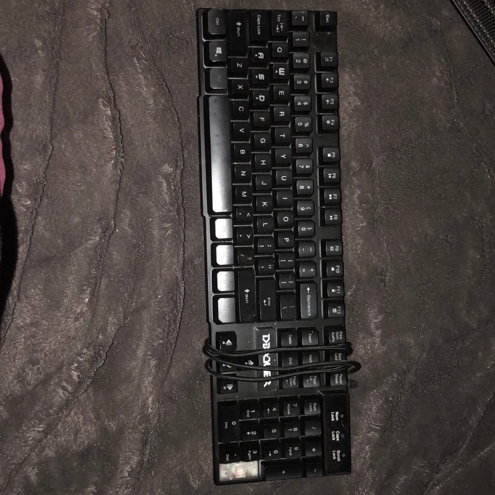 Gaming keyboard and mouse